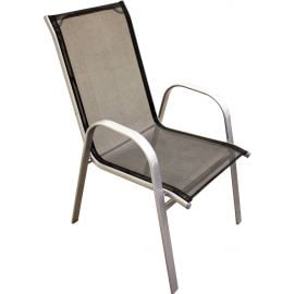 Садовый стул из металла, черный, 54X70X95 см (4750959046203) | Besk | prof.lv Viss Online
