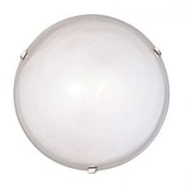 Dora Ceiling Light 2x60W, E27, white/chrome (087032) (14-38732) | Lighting | prof.lv Viss Online