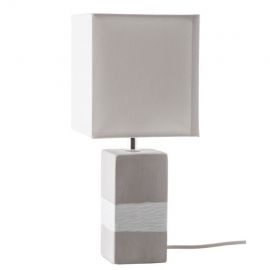 Creto Table Lamp 40W E14 Grey/White (188438)(52232124) | Table lamps | prof.lv Viss Online