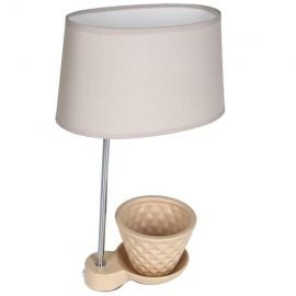 Table Lamp 60W E27 Beige (390942) | Table lamps | prof.lv Viss Online