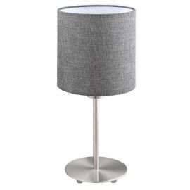Desk Lamp 60W E27 Matte Nickel/Grey (252553)(96376) | Table lamps | prof.lv Viss Online