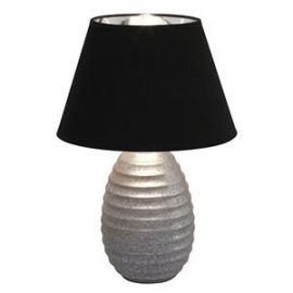 Galda lampa Cordoba 60W E27 sudraba/melna (388174)(5098) | Galda lampas | prof.lv Viss Online