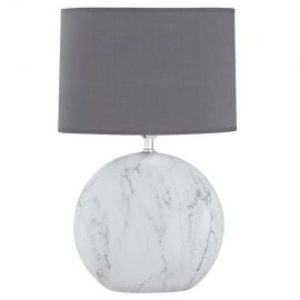 Foro Marble Table Lamp 60W E27 Marble/Grey (392220)(51284) | Table lamps | prof.lv Viss Online