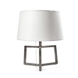 Lareno Table Lamp 60W E27 Silver/Grey (060179)(LB) | Table lamps | prof.lv Viss Online