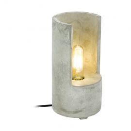 Люнтон настольная лампа 60W E27 серый/бетон (152821)(49111) | Настольные лампы | prof.lv Viss Online