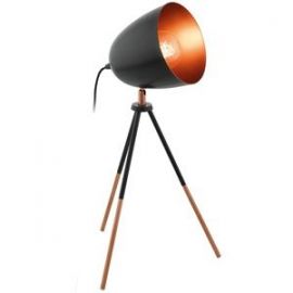 Chester Galda Lamp 60W E27 Black/Brass (252461)(49385) | Table lamps | prof.lv Viss Online