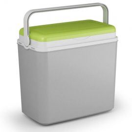 Раттановый ящик высокий 10л, серый с зеленым (197044) (8530) | Холодильные ящики | prof.lv Viss Online