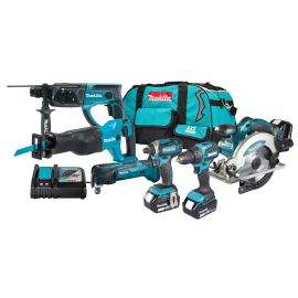 Instrumentu Komplekts Makita DLX6135TX1 Akumulatora 18V, 3x5Ah | Makita | prof.lv Viss Online