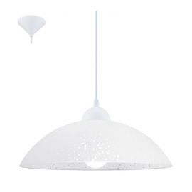 Glass Kitchen Ceiling Light 1x100W, White (052614) (82783) | Kitchen lamps | prof.lv Viss Online