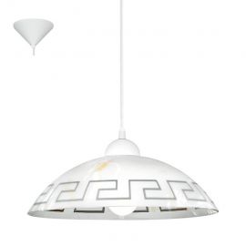 Glass Kitchen Ceiling Light 1x100W, White (052617) (82786) | Kitchen lamps | prof.lv Viss Online