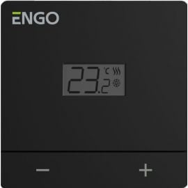 Engo EASYBATB Wireless Thermostat 2xAAA, Black (1982505) | Heated floors | prof.lv Viss Online