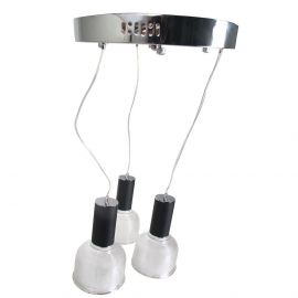 Leko ROUND Ceiling Lamp 3x10W 3000K+6000K 1389lm Black (148320)(D0379-3R_BK) | Ceiling lamps | prof.lv Viss Online