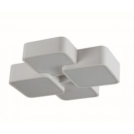 Square Ceiling Light 72W 300+6000K 7658lm White with Remote Control (148310)(70109-4) | Lighting | prof.lv Viss Online