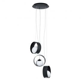 Camargo Glass Lamp 3x40W E27 Black (052643)(98441) | Ceiling lamps | prof.lv Viss Online