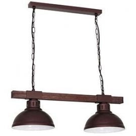 Hakon Ceiling Lamp 2x60W E27 Brown (075536)(09053) | Lighting | prof.lv Viss Online
