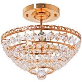 Zhongshan Griestu lamp 3x40W E14 gold/crystal (148888)(JK3022/3) | Lighting | prof.lv Viss Online