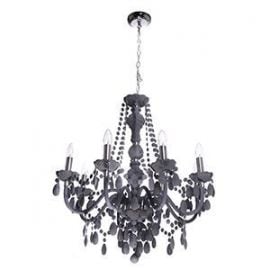 Marie Therese Chandelier 8x60W E14 Black (136761)(8888-8GY) | Lighting | prof.lv Viss Online