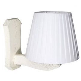 Sienas lampa Aleksandra 60W, E27, g. koka/balta (065342) (K-1.2/BIALY) | Sienas lampas | prof.lv Viss Online