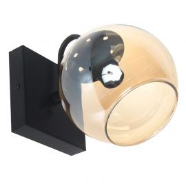 Керамическая лампа 40 Вт, Е14, черная (148377) (B0473-1_AM) | Настенные светильники | prof.lv Viss Online