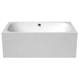 Vanna Vispool Libero Duo L Akmens masa 190x120cm Kreisā puse Balta (380105) | Stone mass baths | prof.lv Viss Online