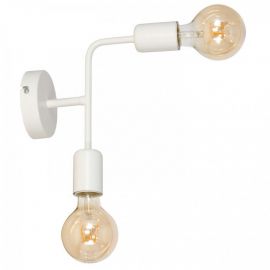 Sienas lampa Candela 2x60W, E27, balta (075643) (08921) | Sienas lampas | prof.lv Viss Online
