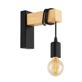Townshend Wooden/Black Table Lamp 60W, E27 (152393) (32917) | Wall lamps | prof.lv Viss Online
