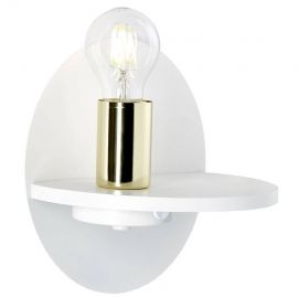Siena Lamp with USB Outlet 60W, E27, White/Gold (248407) (96855/75) | Lighting | prof.lv Viss Online