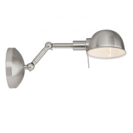 Лампа Sasha Siena 40 Вт, E14, матовик, никель (248408) (94014/13) | Настенные светильники | prof.lv Viss Online