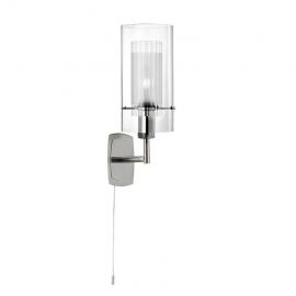 Searchlight DUO 1 Wall Light 60W, E14, Chrome (136034) (2300-1) | Wall lamps | prof.lv Viss Online