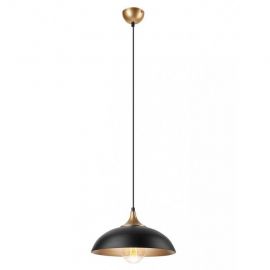 Leffe Kitchen Ceiling Lamp 60W E27 Black/Gold (065417)(LM-1.M/10_CZARNO/ZLOTY) | Kitchen lamps | prof.lv Viss Online