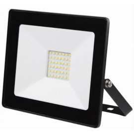 LED Floodlight 30W, IP65, 3000K, Black (4750959074299) | Spotlights | prof.lv Viss Online