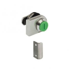 Hafele Lock for Hinged Glass Doors, Left, D 24 mm (233.42.600) | Keys and locks | prof.lv Viss Online
