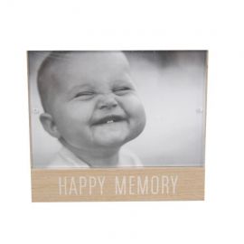 4Living Photo Frame Horizontal Wood, Happy Memory (010168)(301271) | 4Living | prof.lv Viss Online