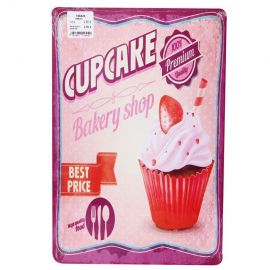 Metal decor CUPCAKE 20x30cm (189429)(72548033) | Wall paintings and pictures | prof.lv Viss Online