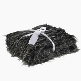 4Living Throw 130x150cm Fluffy Black (017127)(308696) | Interior textiles | prof.lv Viss Online