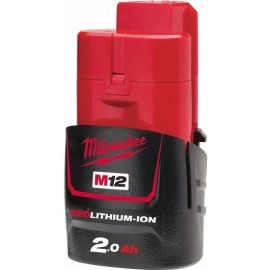 Akumulators Milwaukee M12 B2 Li-ion 12V 2Ah (4932430064) | Akumulatori | prof.lv Viss Online