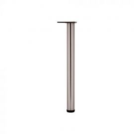 Hafele Terauda galda kājas 710mm, D60mm, slīpēts niķelis (1gab.) (635.24.074)