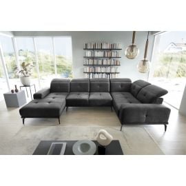 Eltap Neviro Cloud Corner Sofa 201x350x77cm, Grey (CO-NEV-RT-05NU) | Corner couches | prof.lv Viss Online