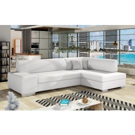 Stūra Dīvāns Izvelkams Eltap Fabio Soft 167x268x73cm Labais Stūris Balts (F25) | Izvelkamie dīvāni | prof.lv Viss Online