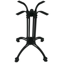 Home4you Cafe Central Table Leg 61x61x72cm, Black (18601) | Table legs | prof.lv Viss Online