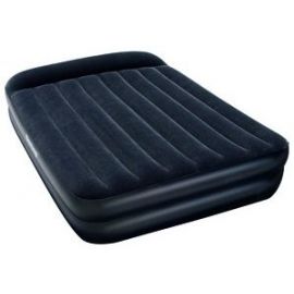 Bestway Piepūšamais matracis PREMIUM AIR BED – AIR PUMP 203x152x46cm Blue (380389) (67403)