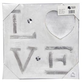 Eļļas glezna Heart Love 40x40cm (189420)(72267008) | Cits | prof.lv Viss Online
