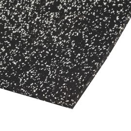 Hard Color Gumijas grīdas segums iekštelpām 6mm, 1.25x10m, melns / pelēks | Gumijas grīdas segumi | prof.lv Viss Online