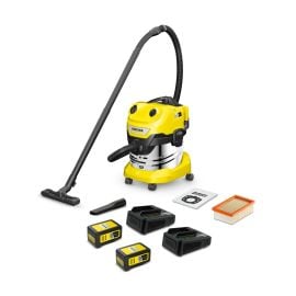 Akumulatora Putekļu Sūcējs Karcher WD 4-18 S, 2x5.0Ah, 18V (1.628-626.0) | Уборка дома | prof.lv Viss Online