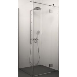 Glass Service Veronica 80x80cm H=200cm Square Shower Enclosure Transparent Chrome (80x80VER) | Shower cabines | prof.lv Viss Online