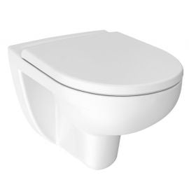 Jika Lyra Plus Rimless Wall Hung Toilet with Seat, White (KK LYRA PLUS RIMLESS SIE) | Jika | prof.lv Viss Online