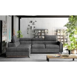 Stūra Dīvāns Izvelkams Eltap Kairos Dora 197x265x95cm Kreisais Stūris Pelēks (Kr_48) | Izvelkamie dīvāni | prof.lv Viss Online