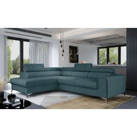Eltap Laurence Large Reversible Corner Sofa 205x275x98cm Left Corner Blue (Lau_06) | Corner couches | prof.lv Viss Online