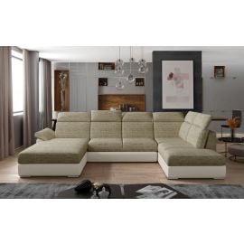 Eltap Evanell Berlin/Soft Corner Pull-Out Sofa 216x336x102cm, Beige (Evl_17) | Corner couches | prof.lv Viss Online