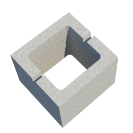 Dobtie betona Bloki 240x190x247mm Stoneroc 240 Half Block (0.676m3) | Stoneroc | prof.lv Viss Online
